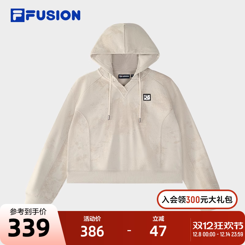 FILAFUSION斐乐女子连帽卫衣