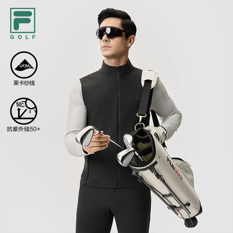 FILA斐樂男子針織馬甲