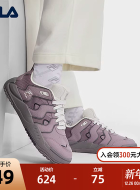 FILA 斐乐官方女鞋BRACE复古板鞋2025冬季新款破界者休闲鞋运动鞋