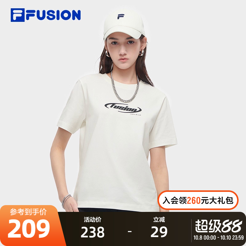FILAFUSION斐乐女子短袖T