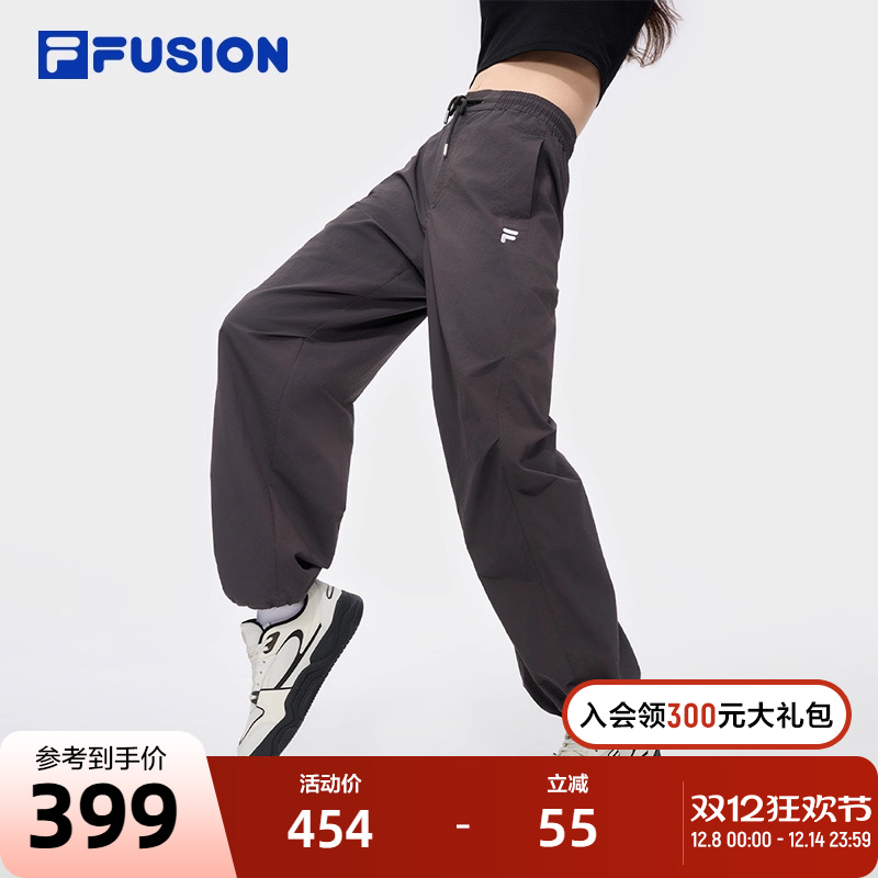 FILAFUSION斐乐女子梭织长裤