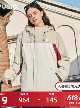 FILAFUSION斐乐潮牌情侣棉服