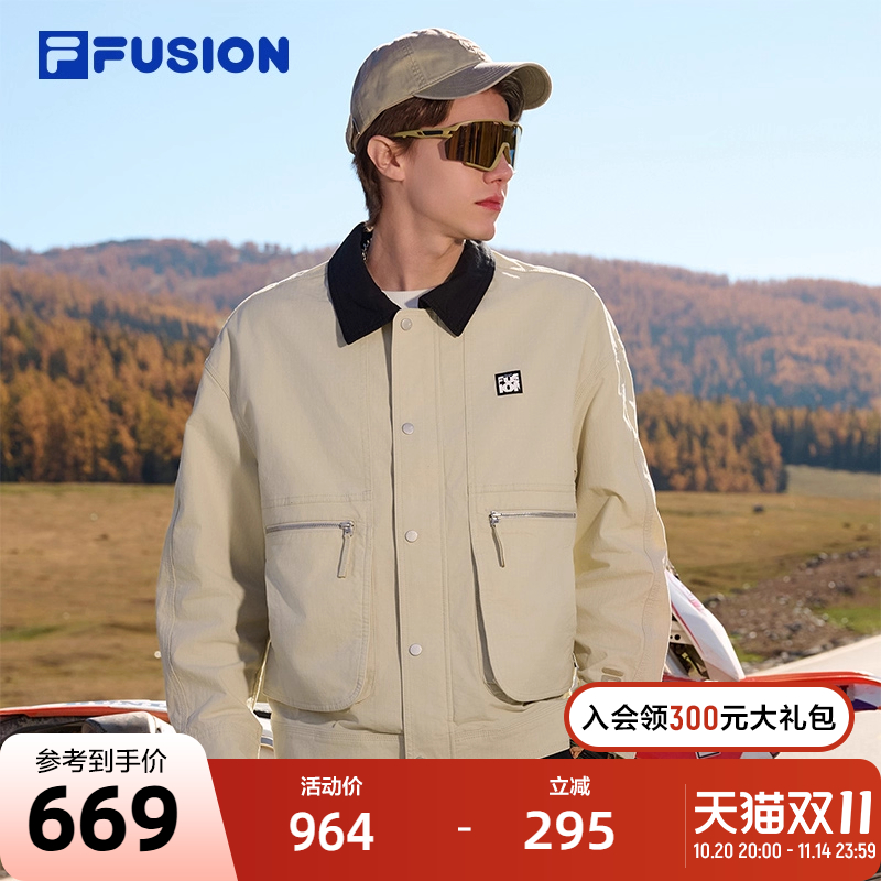 FILAFUSION斐乐男子梭织上衣