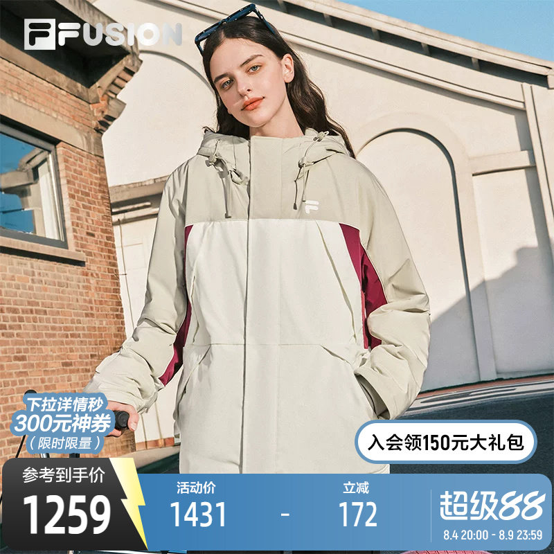 FILAFUSION斐乐潮牌情侣棉服