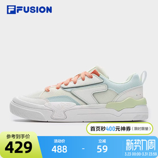 休闲运动鞋 FILA 2024夏新款 MANUAL专业滑板鞋 FUSION斐乐潮牌女鞋