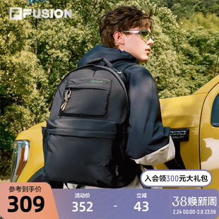FILA FUSION斐乐情侣背包2025秋季新款休闲双肩包男包电脑包书包
