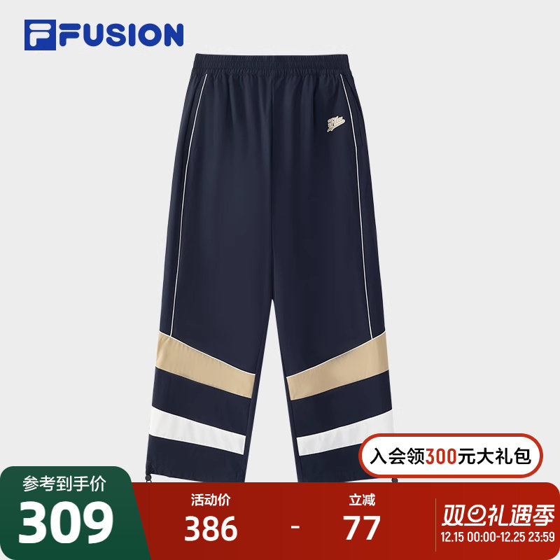 FILAFUSION斐乐梭织长裤男子