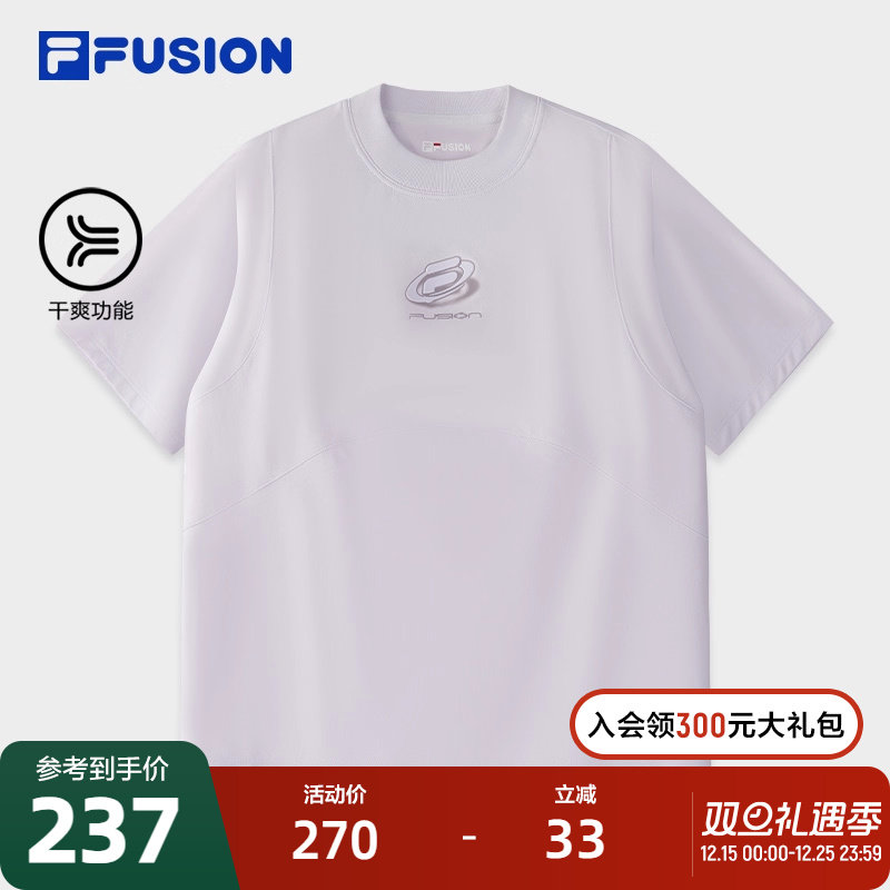FILAFUSION斐乐短袖T女子
