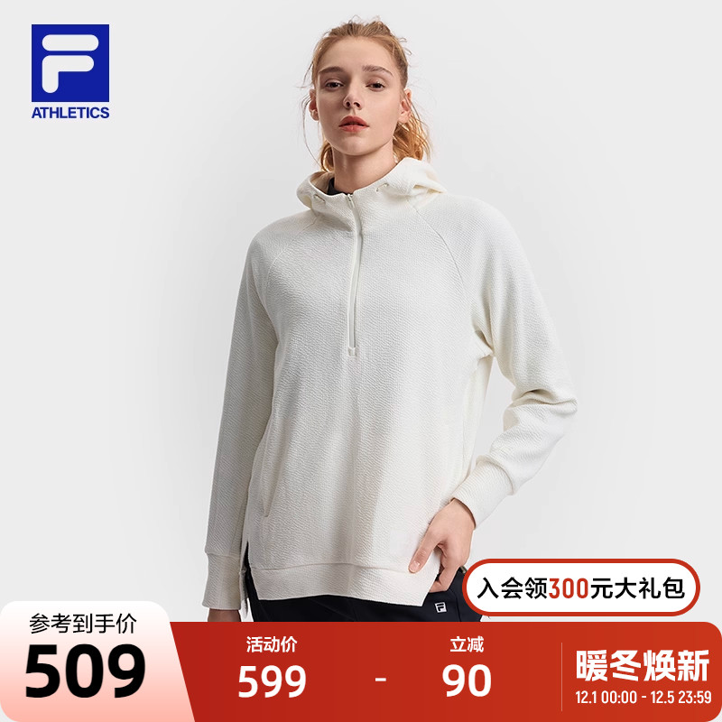 FILA斐乐针织连帽上衣