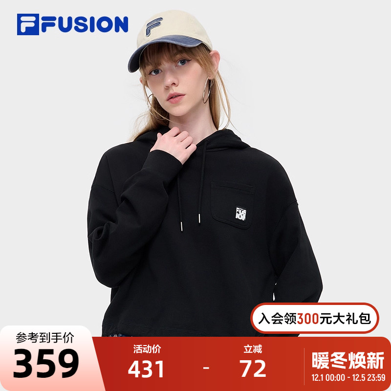 FILAFUSION斐乐女子连帽卫衣