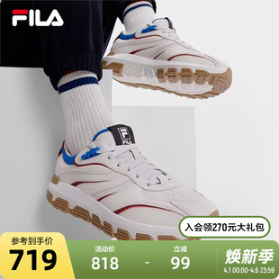 运动鞋 FILA RIBBON老爹鞋 飘带鞋 休闲鞋 新款 斐乐官方男鞋 2024冬季