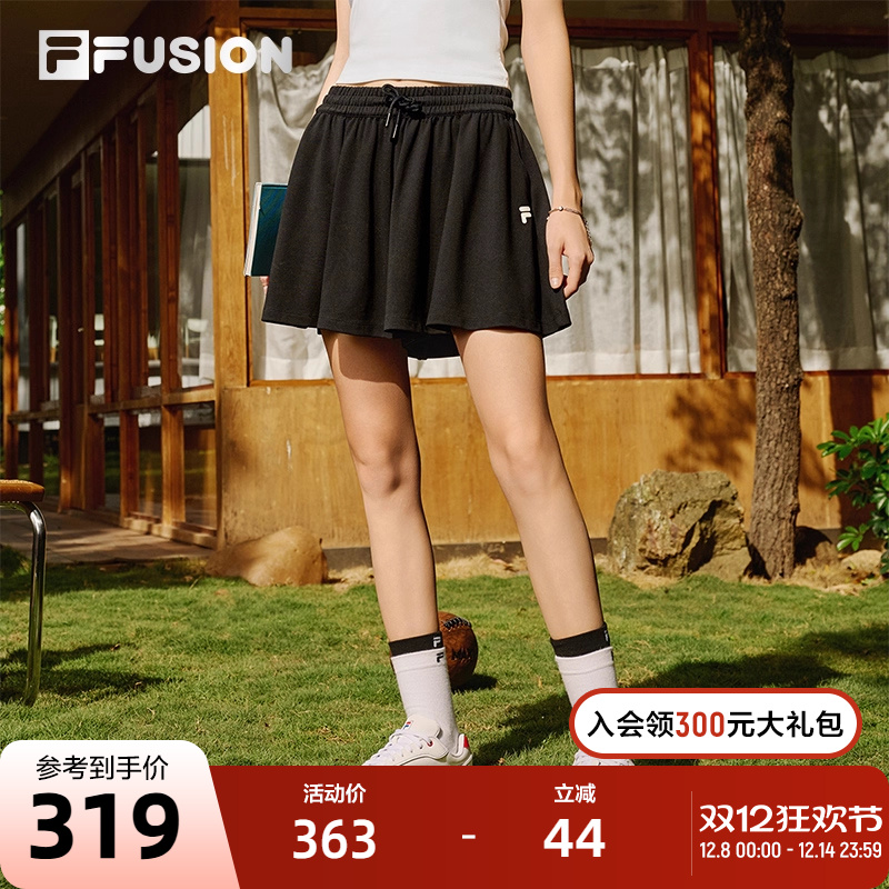FILAFUSION斐乐潮牌针织短裤