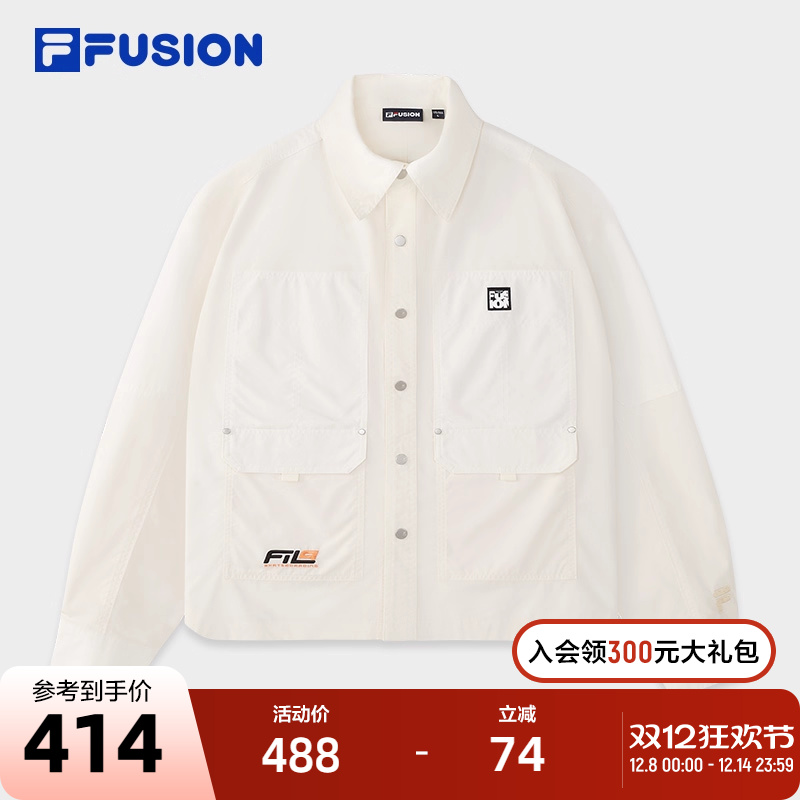 FILAFUSION斐乐男梭织长袖外套