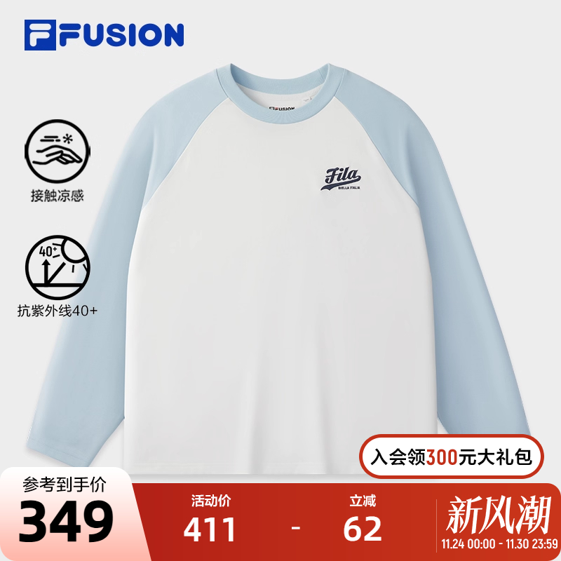 FILAFUSION斐乐中性针织长袖衫