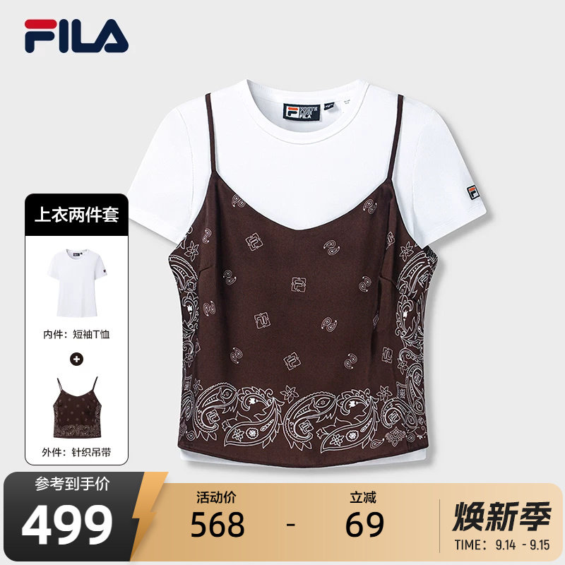 FILA斐乐女士休闲短袖T图片