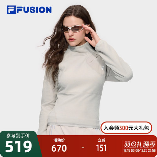 FILAFUSION斐乐女子套头卫衣