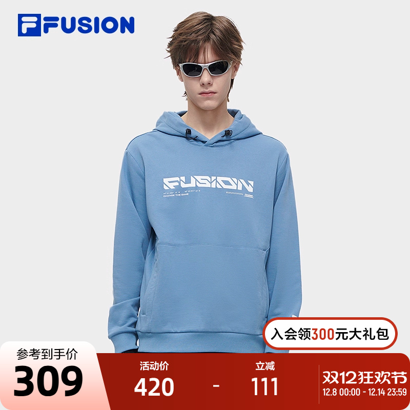 FILAFUSION斐乐潮牌连帽上衣