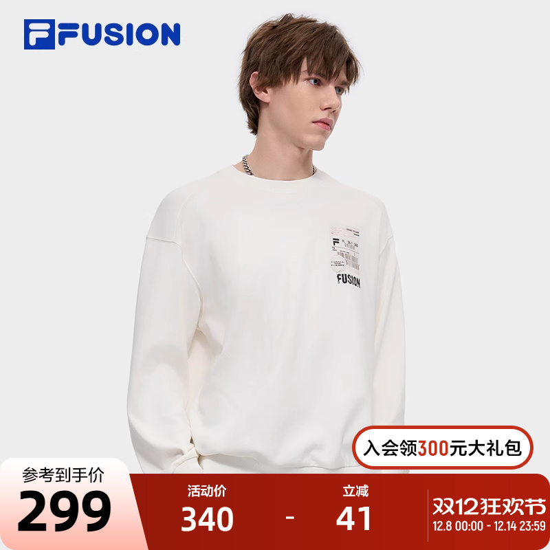 FILAFUSION斐乐套头卫衣男子