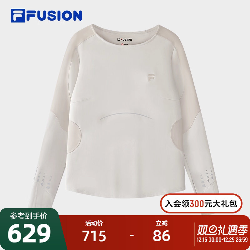 FILAFUSION斐乐女士针织长袖衫