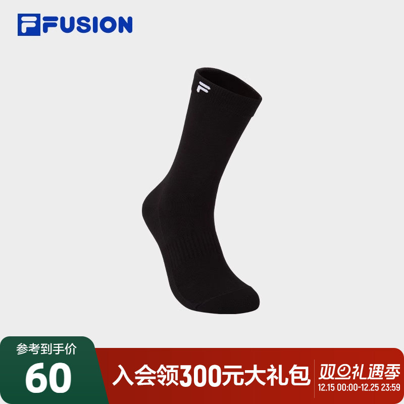 FILAFUSION斐乐潮牌高腰袜