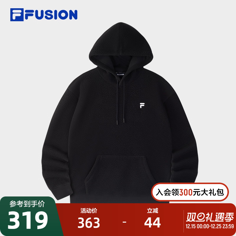 FILAFUSION斐乐针织连帽上衣