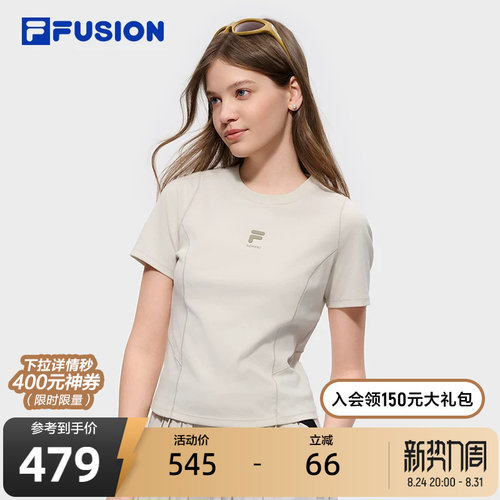 FILAFUSION斐乐女子短袖T