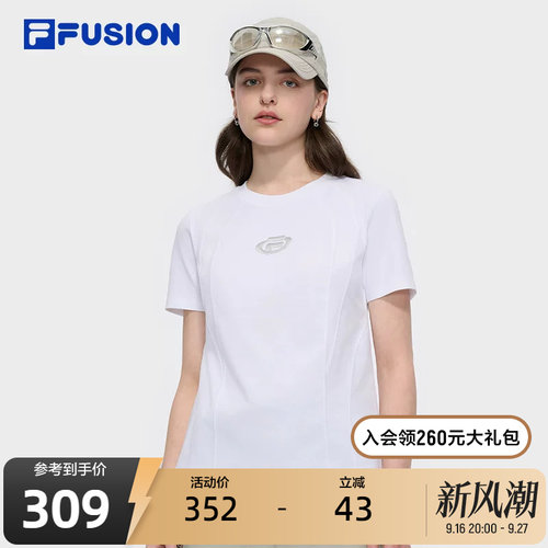 FILAFUSION斐乐潮牌短袖T