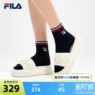 2024夏季 运动拖鞋 新款 斐乐海豚拖鞋 凉拖 FILA 沙滩鞋 斐乐官方女鞋