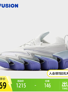 FILA FUSION斐乐潮牌SAWTOOTH未来潮鞋男2025秋新款锯齿鞋跑步鞋