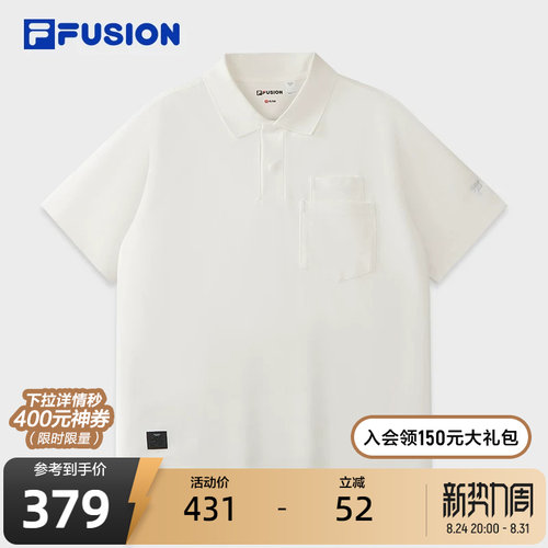 FILAFUSION斐乐潮牌短袖POLO