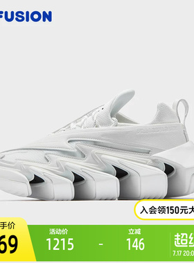 FILA FUSION斐乐潮牌SAWTOOTH未来潮鞋女2025秋新款锯齿鞋跑步鞋