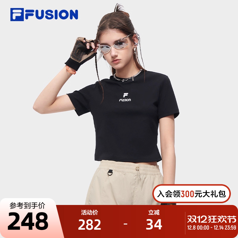 FILAFUSION斐乐女子短袖T