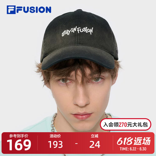 FILAFUSION斐乐情侣棒球帽