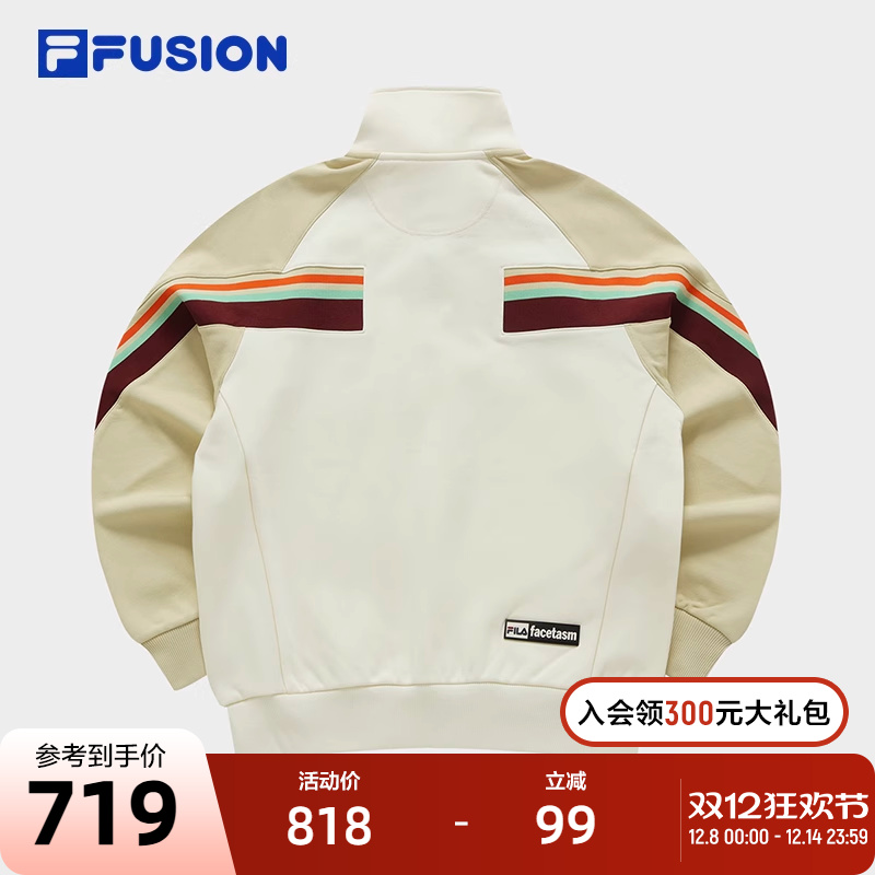 FILAFUSION斐乐女针织长袖上衣