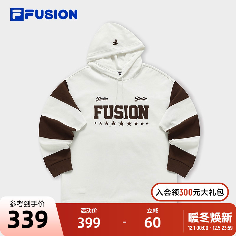 FILAFUSION斐乐针织连帽上衣