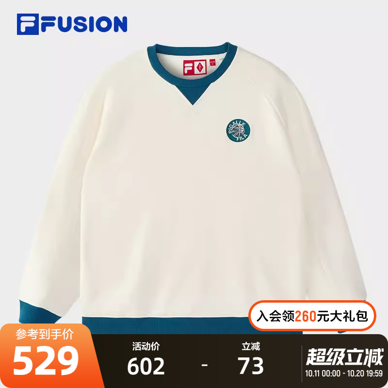 FILAFUSION斐乐套头卫衣男子