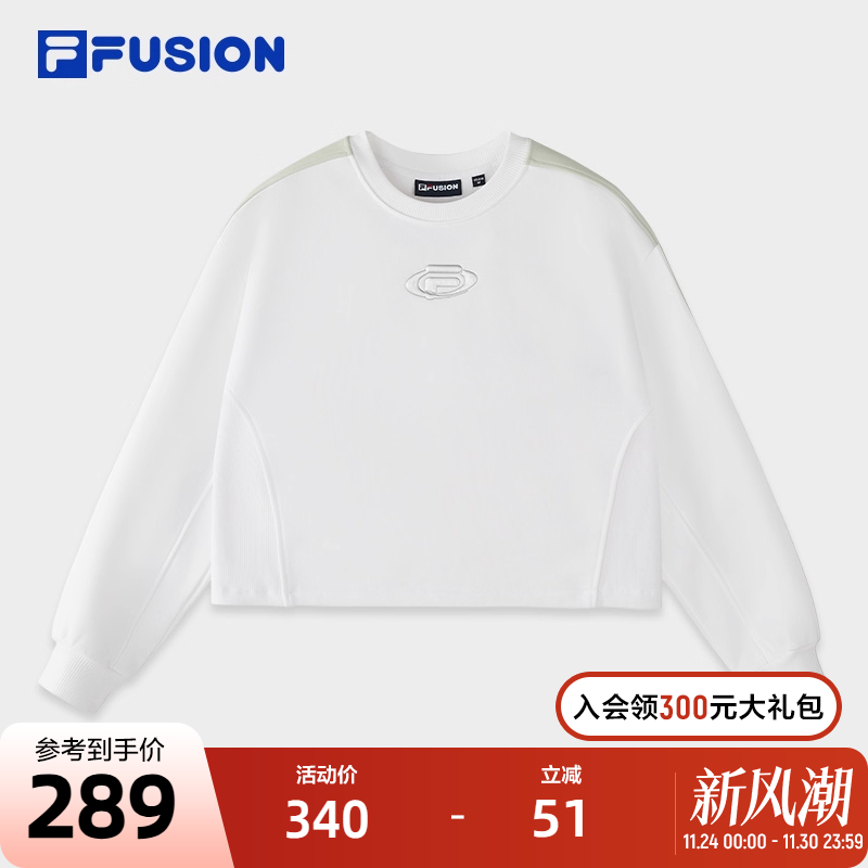 FILAFUSION斐乐女子套头卫衣