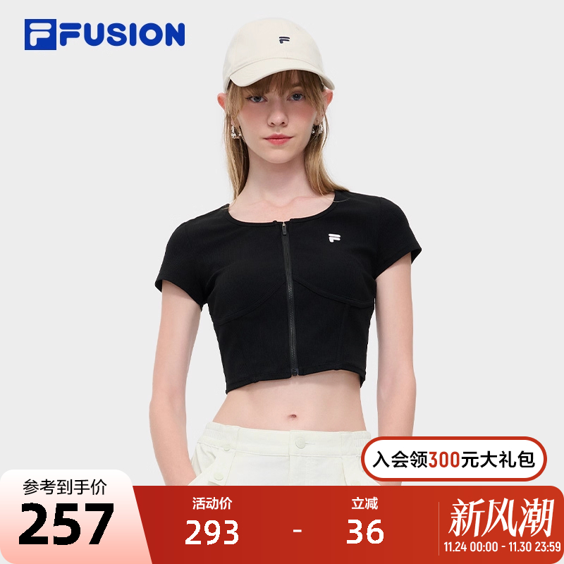 FILAFUSION斐乐短袖T女子