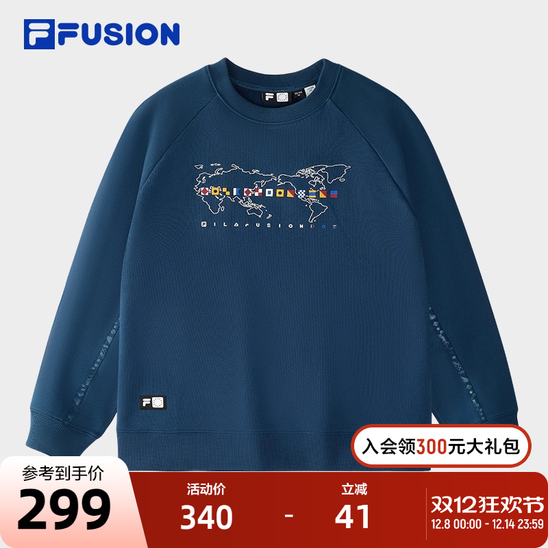 FILAFUSION斐乐套头卫衣女子