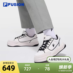 FILA BANK FUSION斐乐潮牌男鞋 经典 板鞋 新款 休闲鞋 2026春季