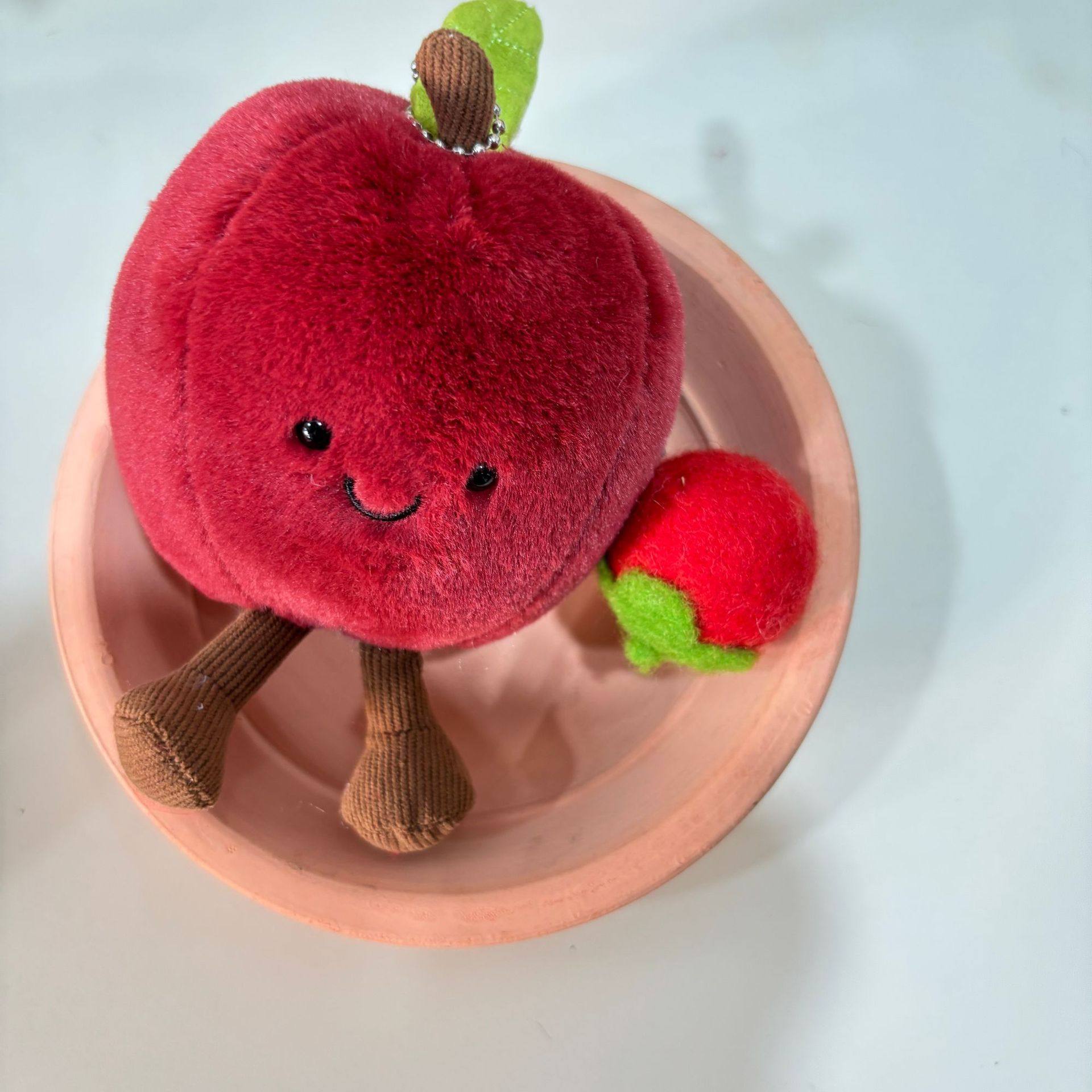 可爱趣味水果红苹果毛绒玩具包挂件圣诞节平安夜电玩城抓娃机,玩具/童车/益智/积木/模型,毛绒/玩偶/公仔/布艺类玩具,淘宝优惠券,粉丝福利购,淘宝优惠卷