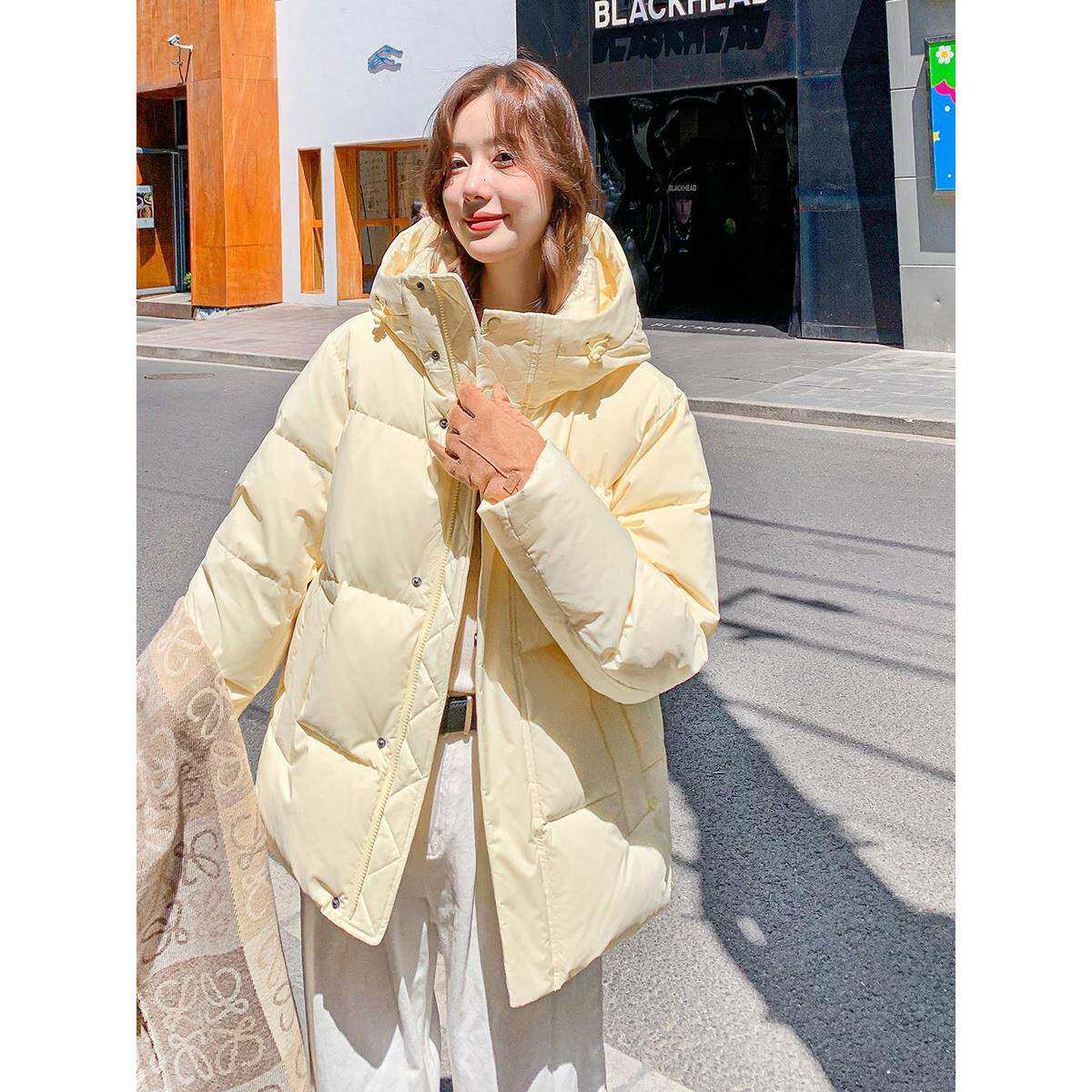 MM明摩女装短款羽绒服女冬季2025