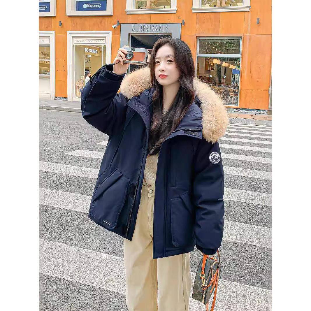 MM明摩女装羽绒服女短款冬季2025