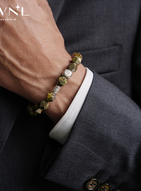 AWNL北欧M陨石天龙手链