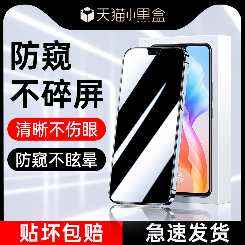适用vivos10防窥钢化膜