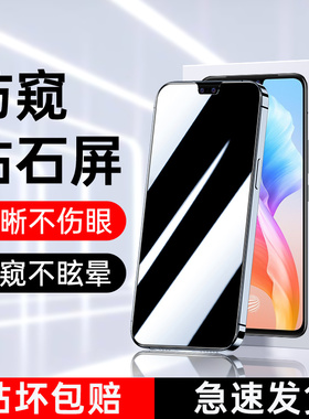 适用vivos10防窥膜5G高清玻璃屏保vivs10e钢化膜防摔防指纹s10pro手机膜全屏覆盖防爆vovo防偷窥膜保护无白边