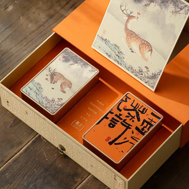 红茶茶叶包装盒空礼盒通用