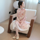 女童旗袍裙连衣裙中国风新中式 改良公主裙古筝演出服裙子 儿童夏季