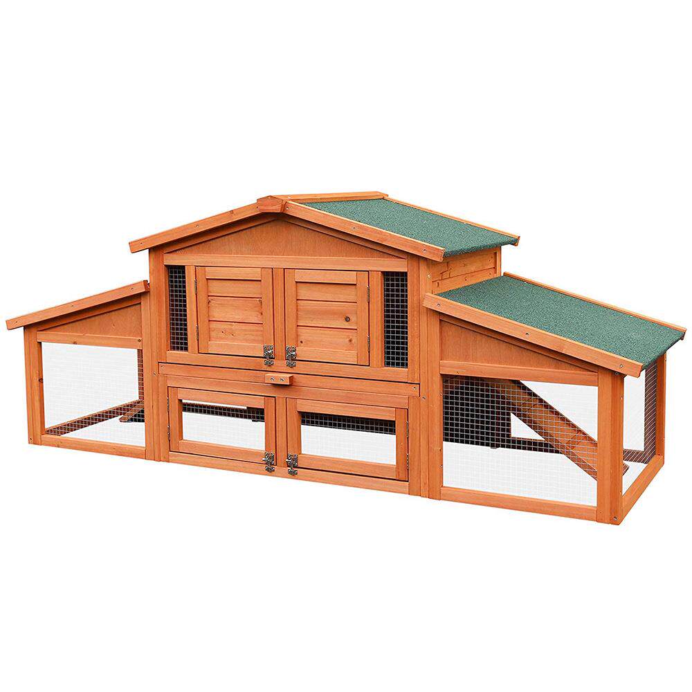 跨境木制兔子窝户外宠物笼宠物窝养殖笼海外仓