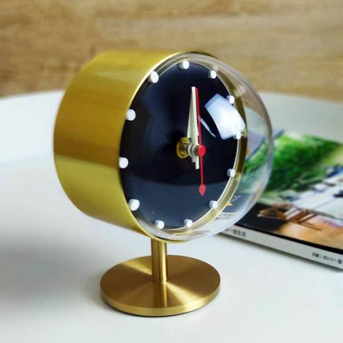 书桌台钟星夜桌钟INS网红钟座钟创意北欧桌面钟设计师电子石英钟